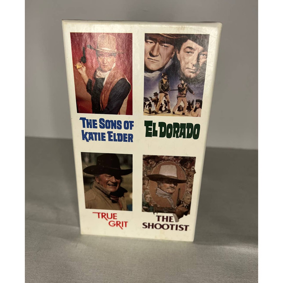 John Wayne The Duke Collection4 VHS Box Set 3 Sealed 1 Opened Excellent Best Of - Picture 3 of 6